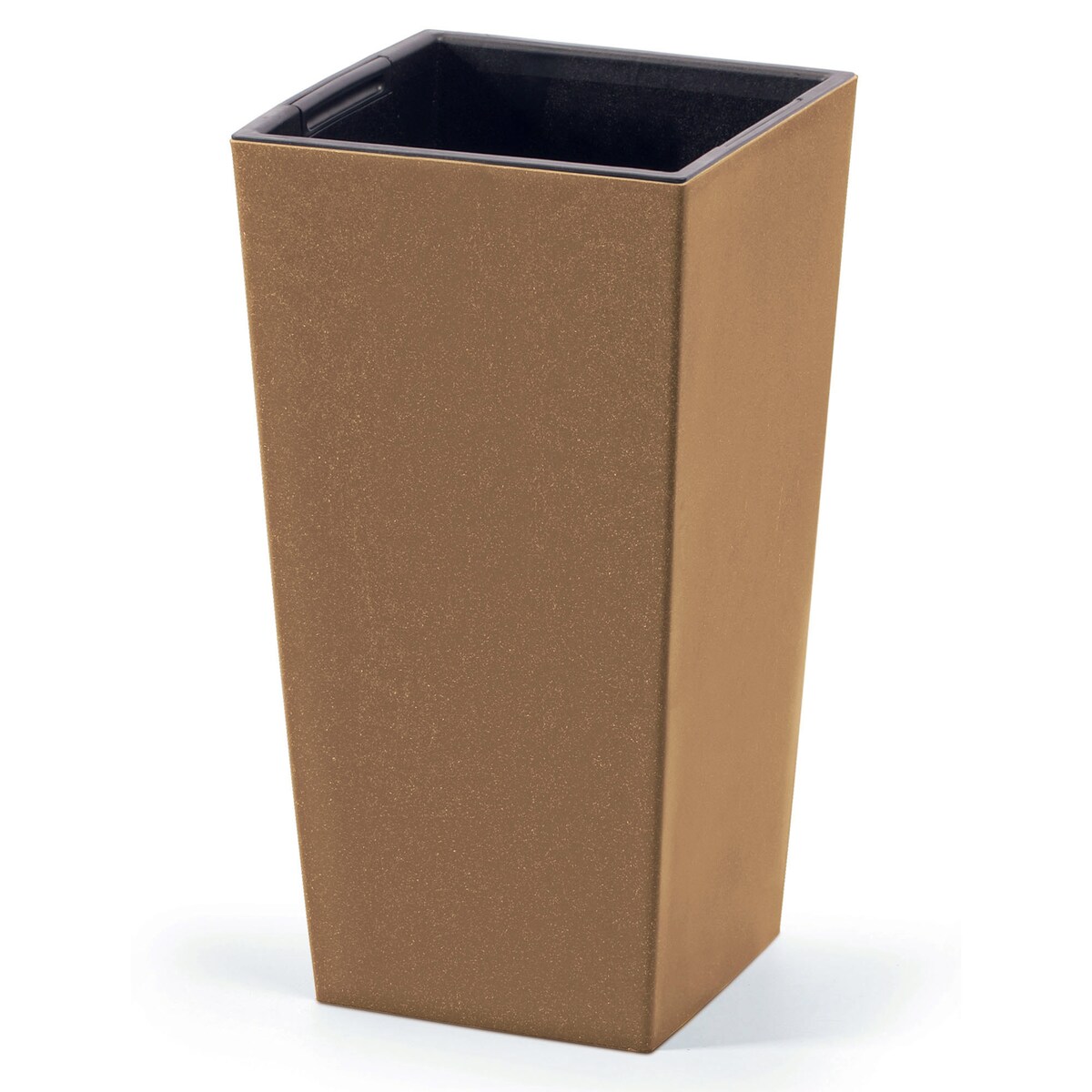 Donica Doniczka Ogrodowa 24 Cm Na Taras Do Ogrodu Domu Eco Wood Brązowa