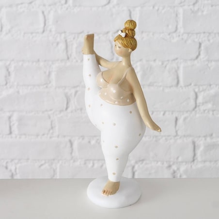Figurka porcelanowa Joga, kobieta, 22 cm