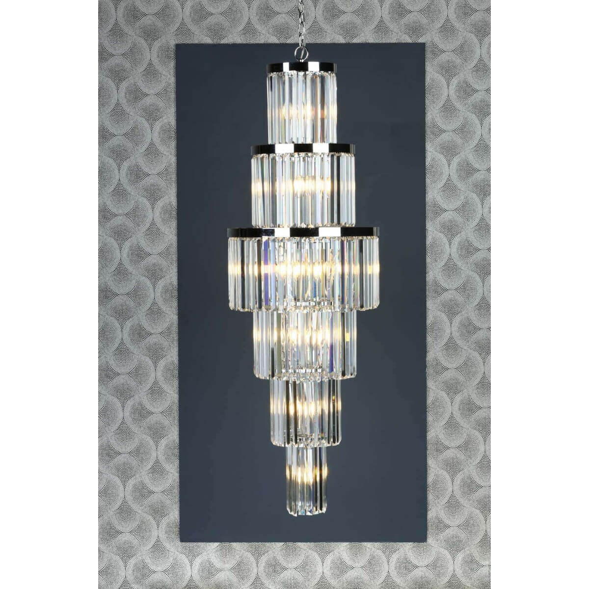 Żyrandol z kryształkami Angel ANG3308 Dar Lighting przezroczysta chrom