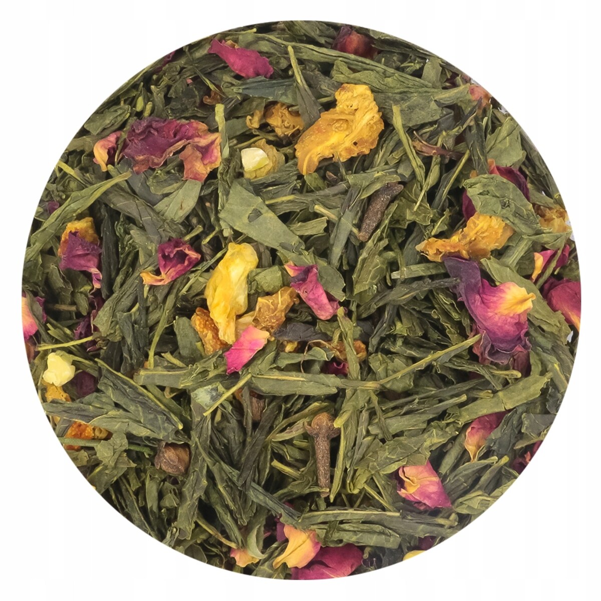 Herbata zielona SENCHA BOŻONARODZENIOWA smak typowo świątecznej mieszanki - herbata liściasta sypana mieszanka napar susz - gotowa na prezent upominek