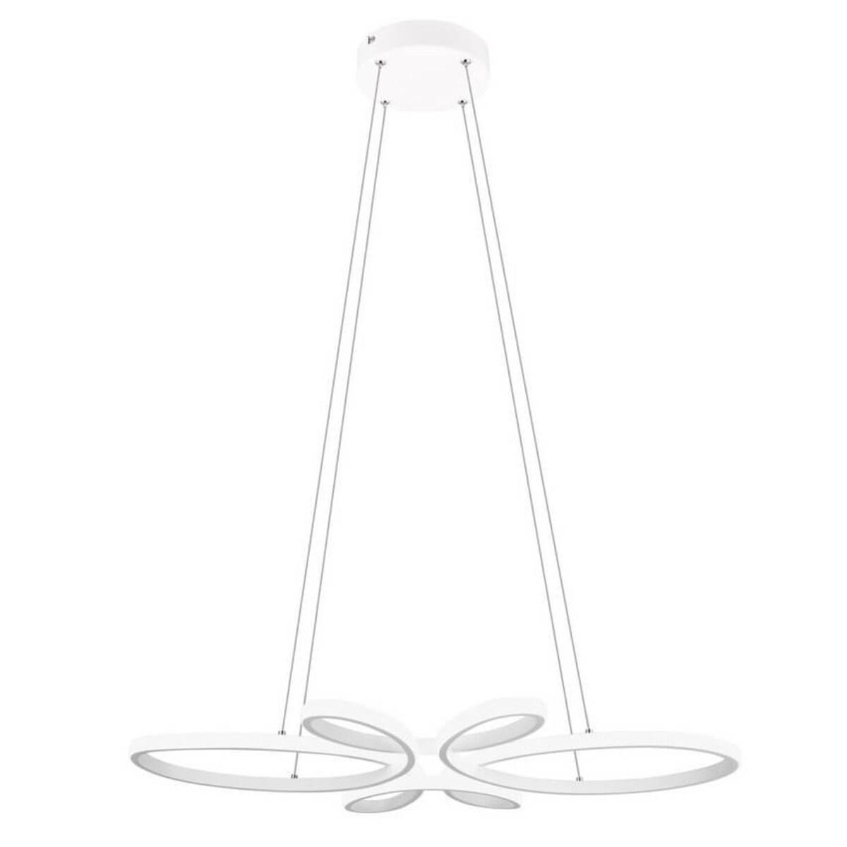 Nowoczesma lampa wisząca do salonu Fly 345619131 Trio LED 32W 4000K biała