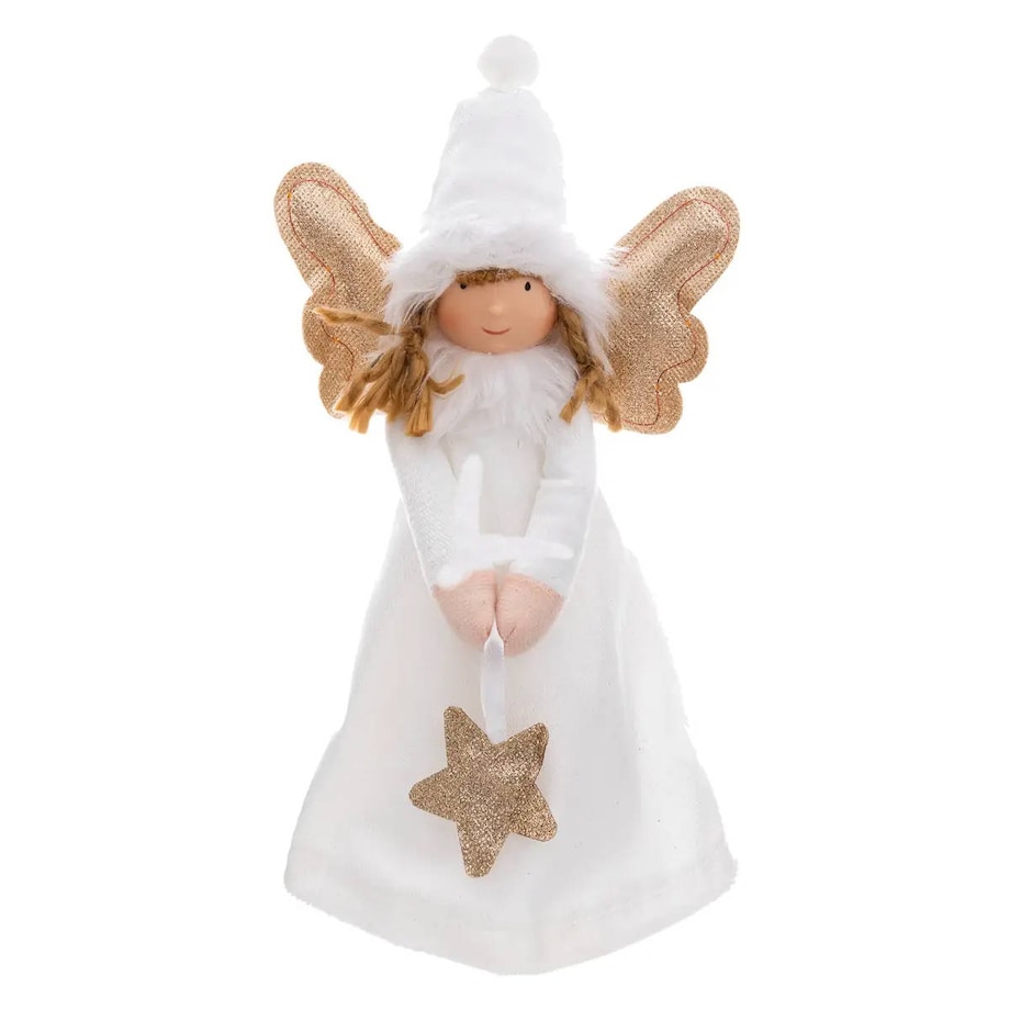 Ozdoba LED, aniołek, 28 cm