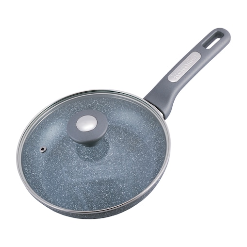 Patelnia granitowa 20cm z pokrywką indukcja KAMILLE
