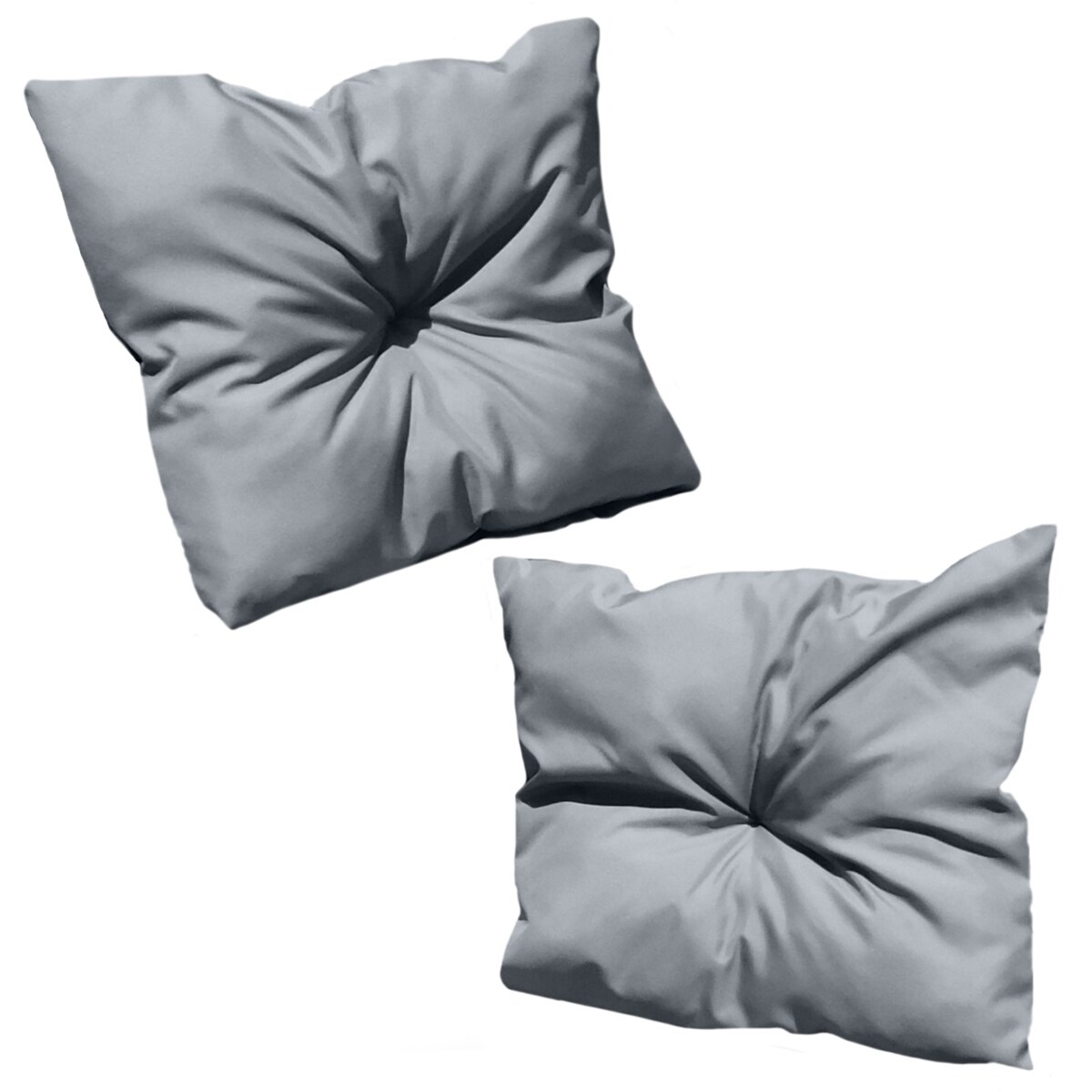 Poduszka Ogrodowa Zestaw 100X60X50 Na Ławkę Huśtawkę Taras Wodoodporny Dekoracyjny Szara