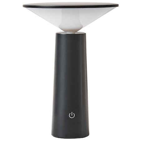 Bezprzewodowa lampa stołowa LED LEVIRA Ze ściemniaczem Metal Czarny