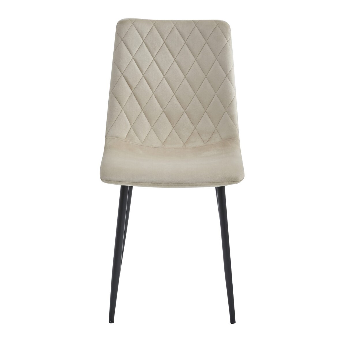 Krzesło Do Jadalni Kuchni Salonu Turin - Beż Aksamit X 2