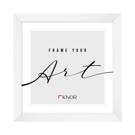 Kwadratowe ramki, ramki do zdjęć, białe ramki na zdjęcia, biały, 20x20, Knor - ramki na zdjęcia