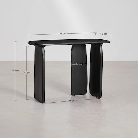Konsola z drewna mango Agathe 110x45 cm