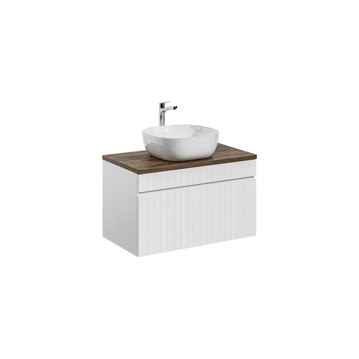 Szafka pod umywalkę ICONIC WHITE 82 80cm biała