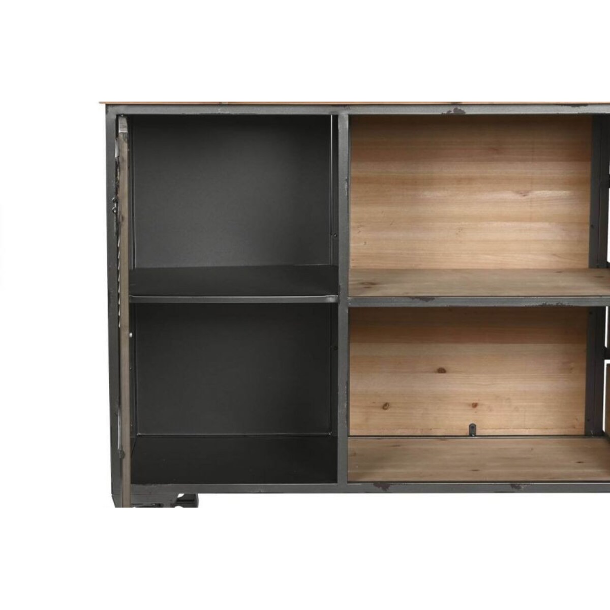 Komoda industrialna na kółkach 104 cm