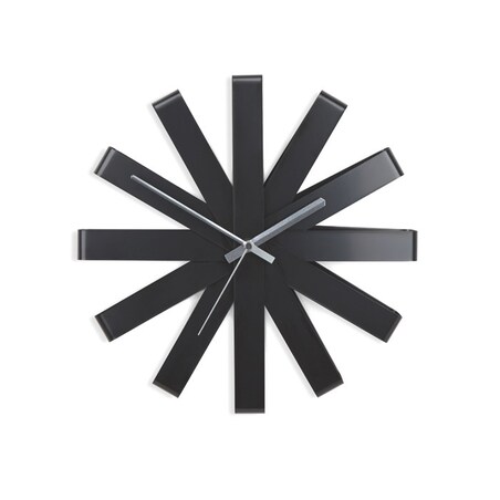 Zegar ścienny Ribbon Umbra (czarny)