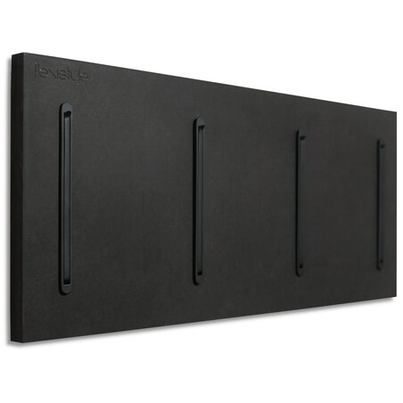 Wieszak na Ubrania czarny 25x60cm na kurtki