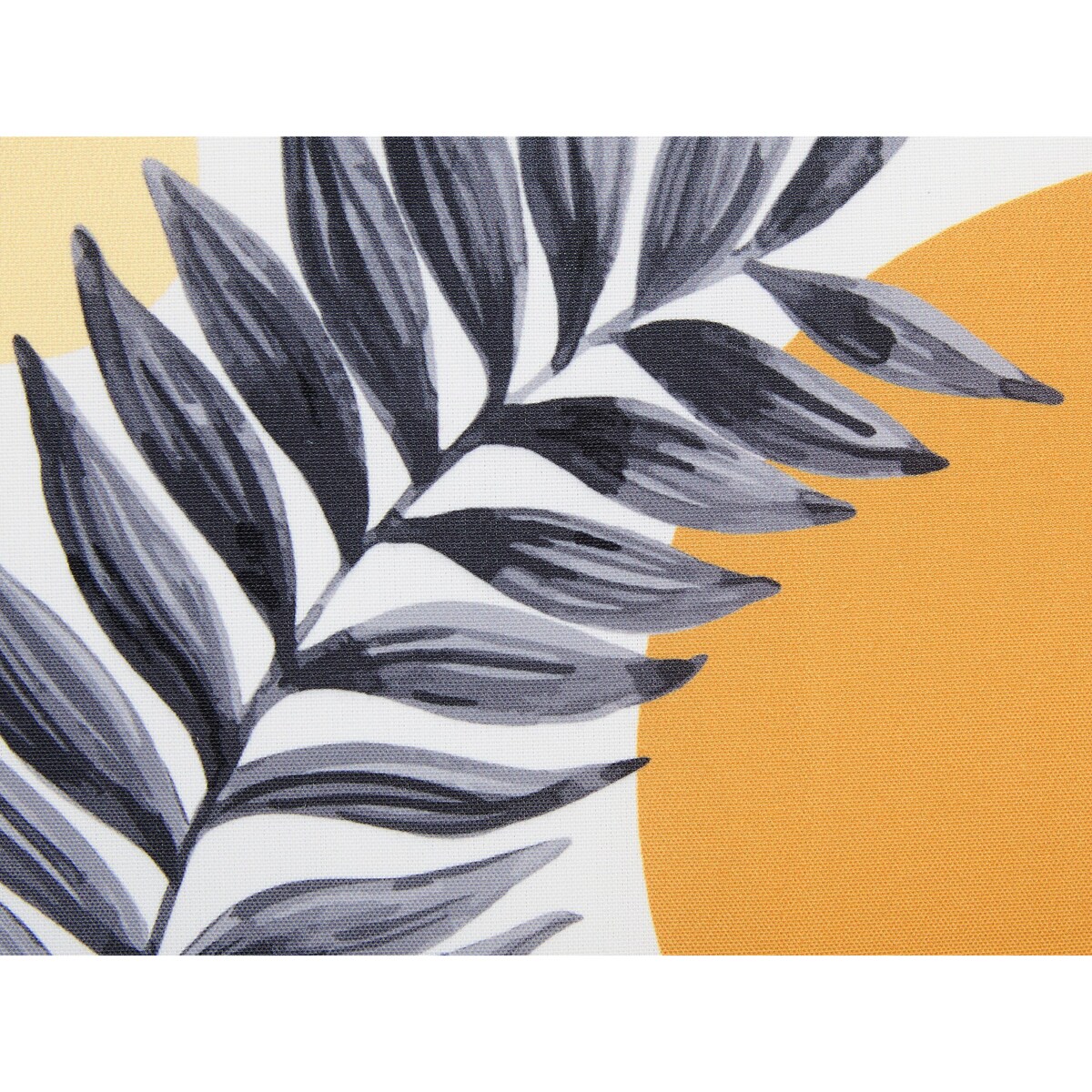 2 poduszki ogrodowe w liście 40 cm białe VIOZENE