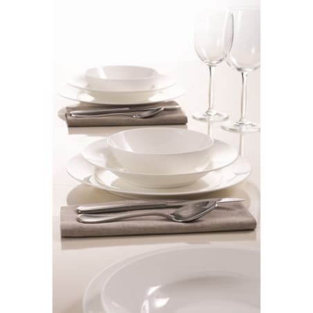 Talerz do zupy Cashmere Round, biały, 260 ml