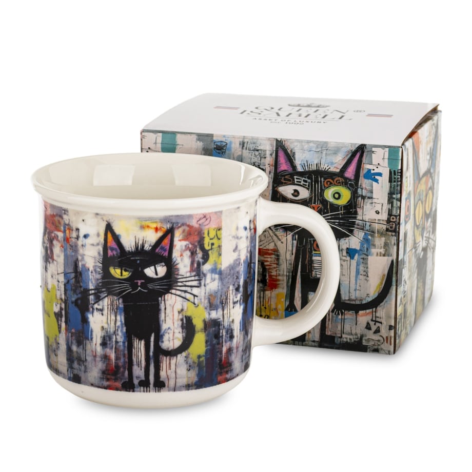 Kubek porcelanowy 9,5x13x9,5 c, w pudełku 400 ml GAGATEK