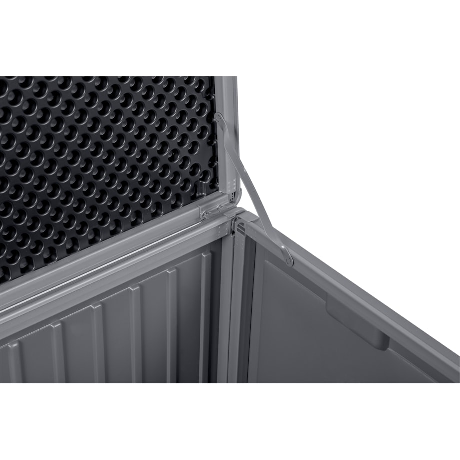 Skrzynia ogrodowa balkonowa 109x51,5x55 cm 270 litrów szara Plonos