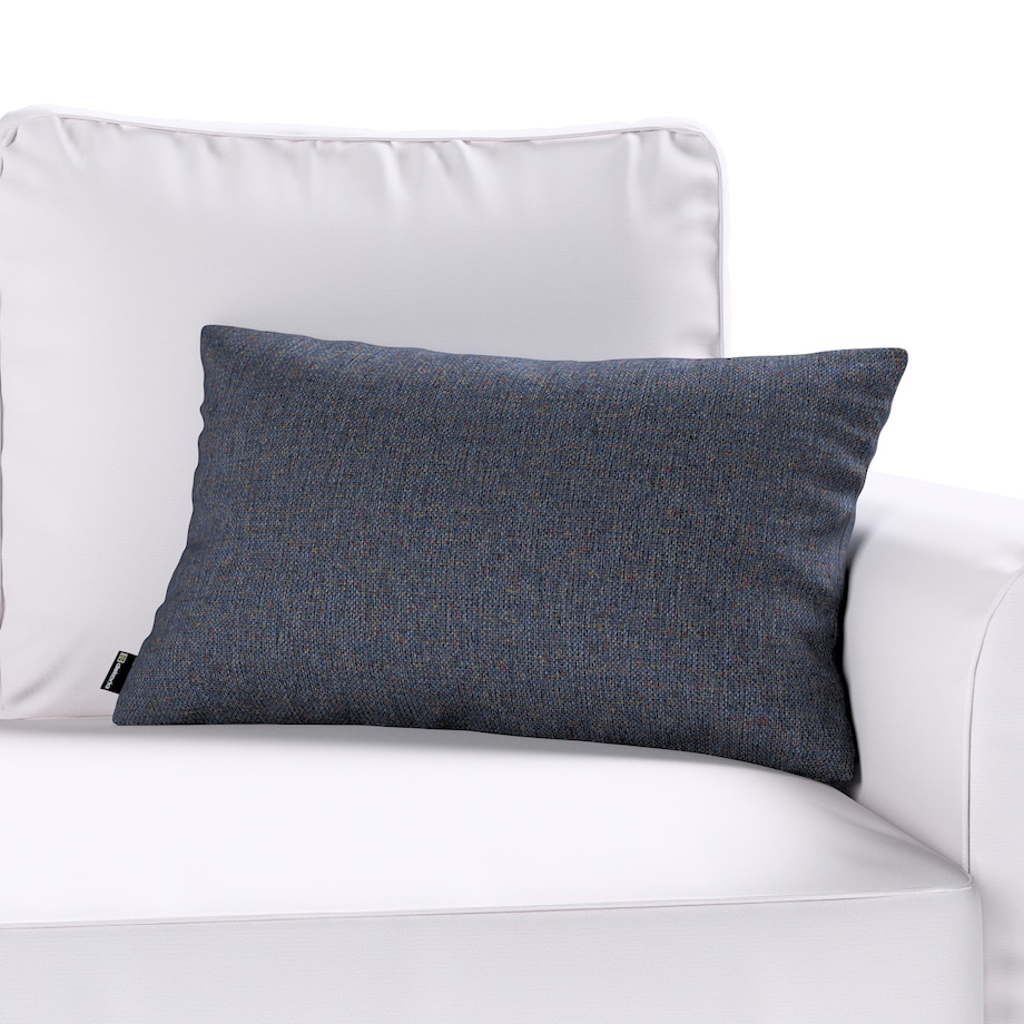 Poszewka Kinga na poduszkę prostokątną 47x28 granatowy melanż
