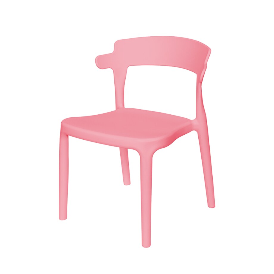 Krzesło dla dzieci różowe plastikowe stabilne dziecięce