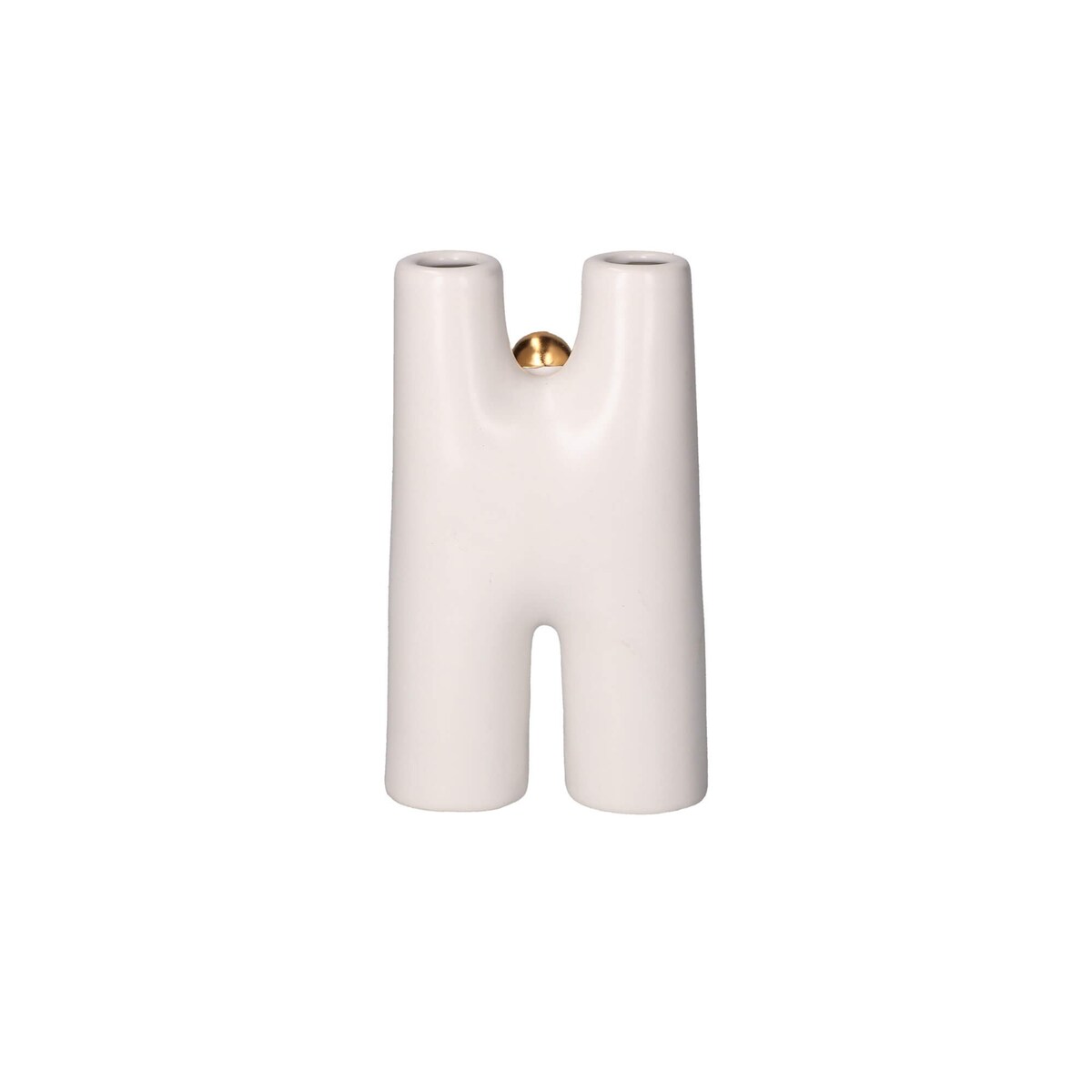 Nowoczesny wazon ceramiczny Glinfluencer - 16 cm, H