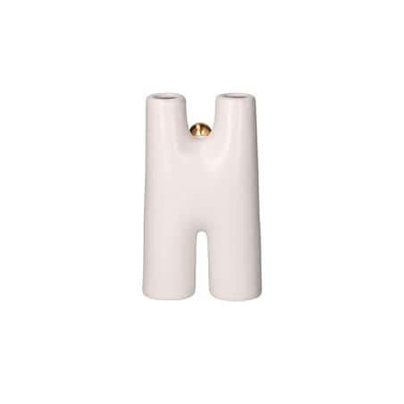 Nowoczesny wazon ceramiczny Glinfluencer - 16 cm, H