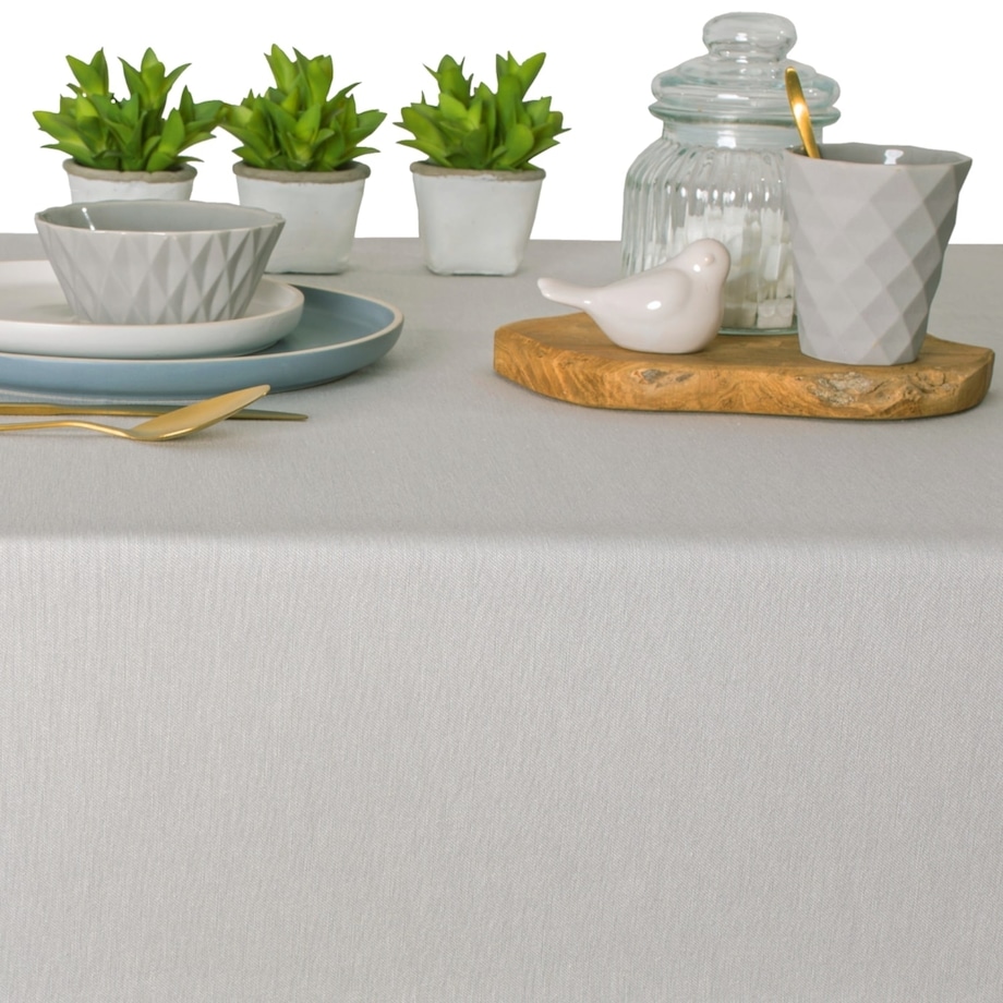 Obrus Premium Maxima jasnoszary 1599 O5 - 110x160 cm - szary