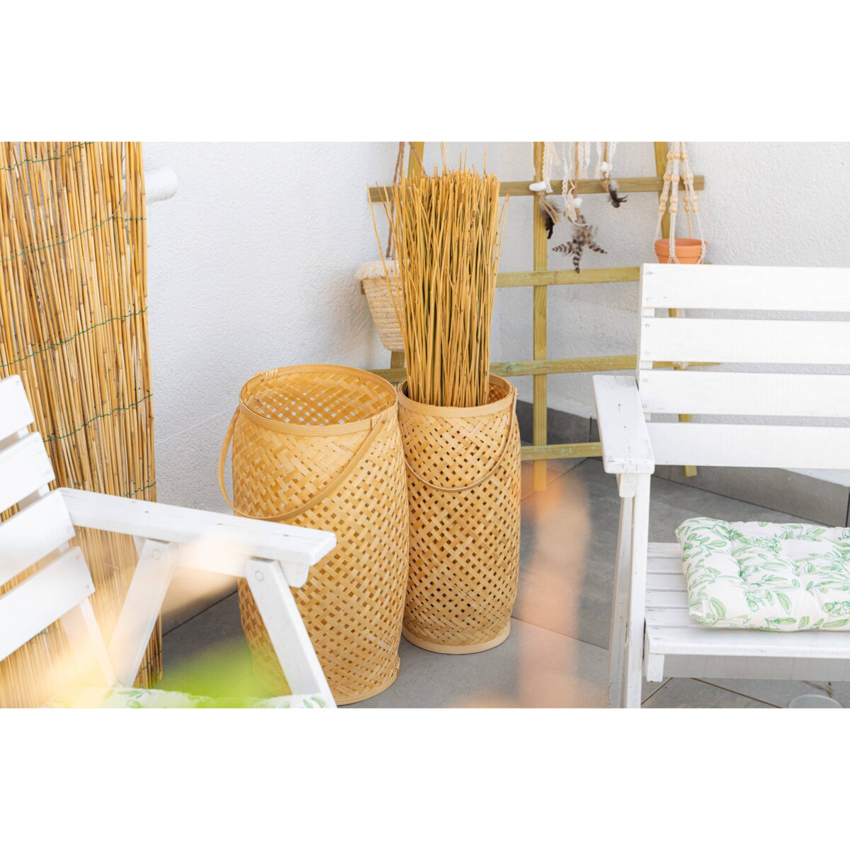 Lampiony bambusowe RITUALITY, 3 sztuki