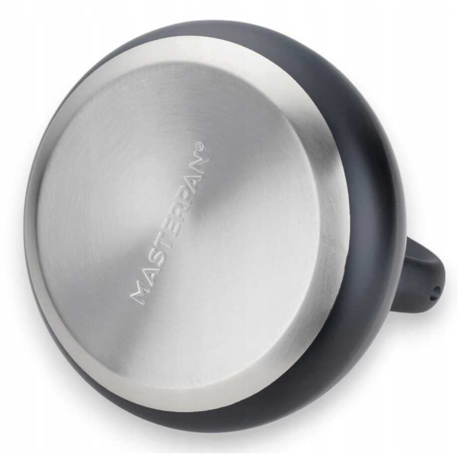 Duży Czarny Tradycyjny Czajnik Z Gwizdkiem Stalowy 3L Na Indukcję Gaz