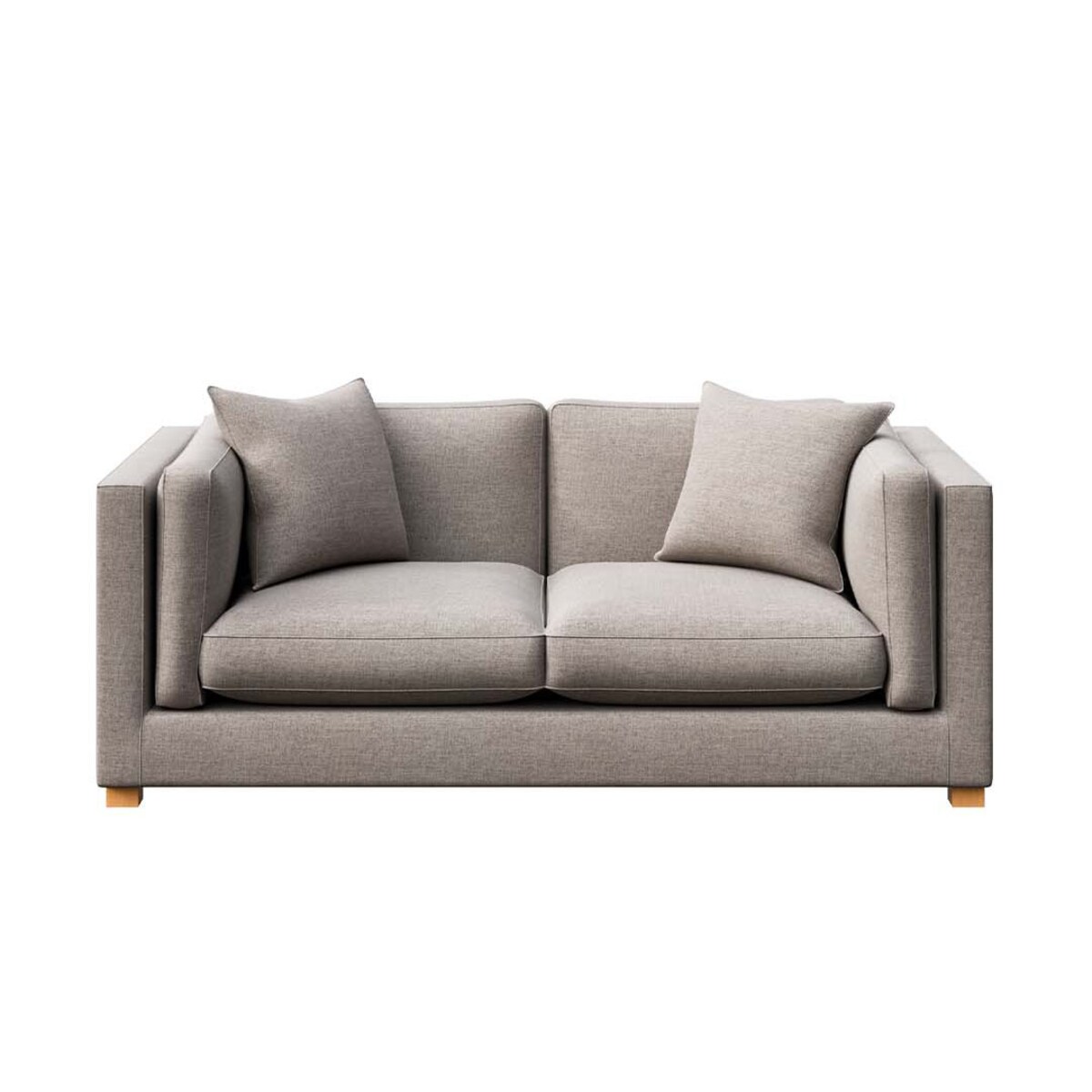 Pomo sofa 2 osobowa Jasnoszara