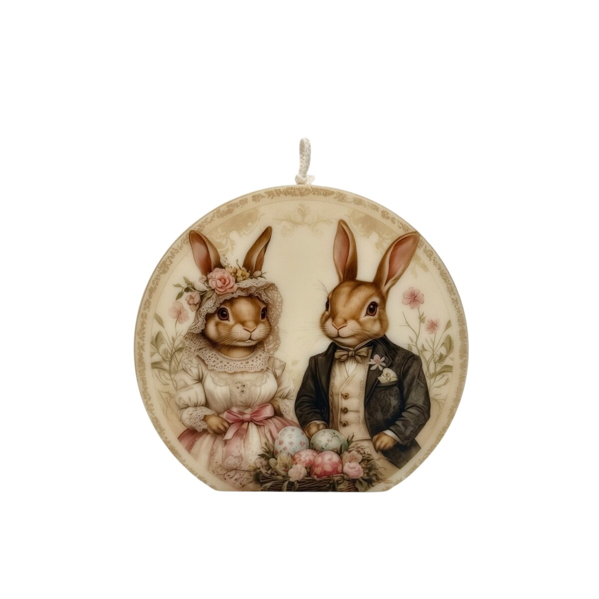 Świeca na Wielkanoc Zajączki wielkanocne