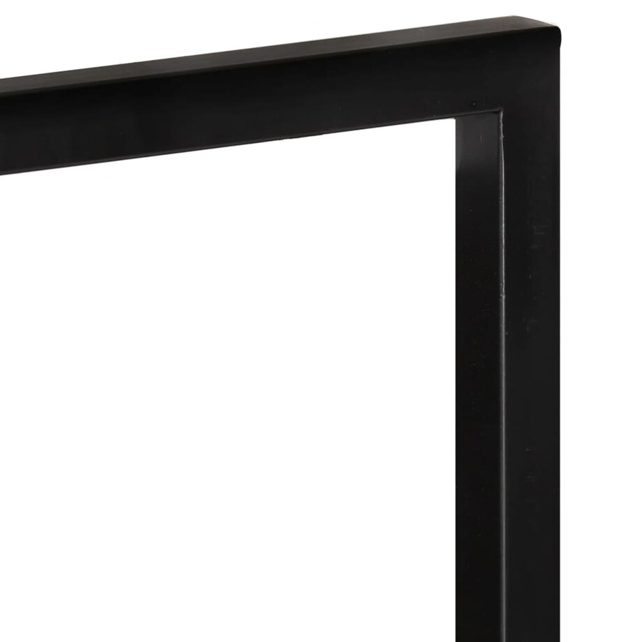 vidaXL Półki ścienne, 2 szt., 25x25x75 cm, lite drewno akacjowe i stal