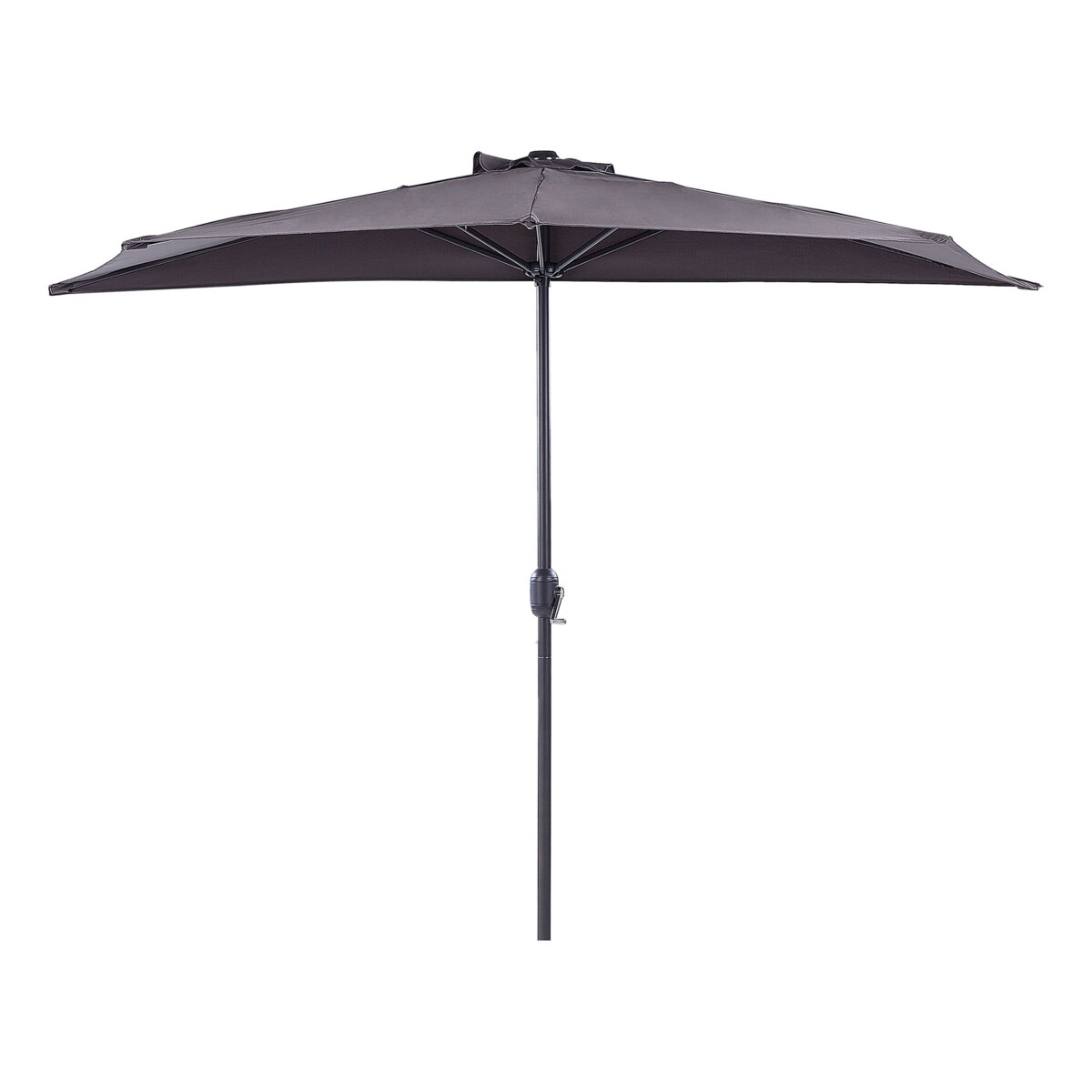 Parasol ogrodowy półokrągły 270 cm szary GALATI