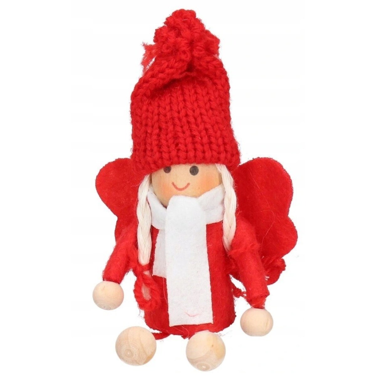 Bombki Na Choinkę Laleczka Pacynka Zawieszka 2Szt