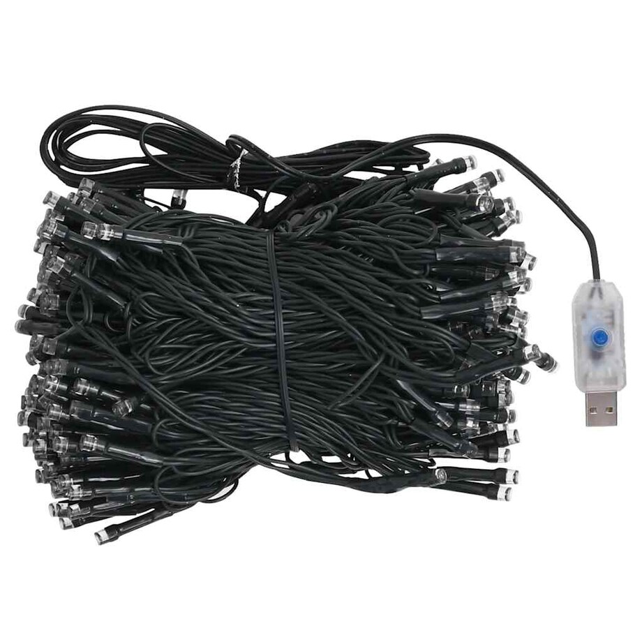 vidaXL Sztuczna choinka z lampkami i bombkami, zielona, 150 cm, PVC