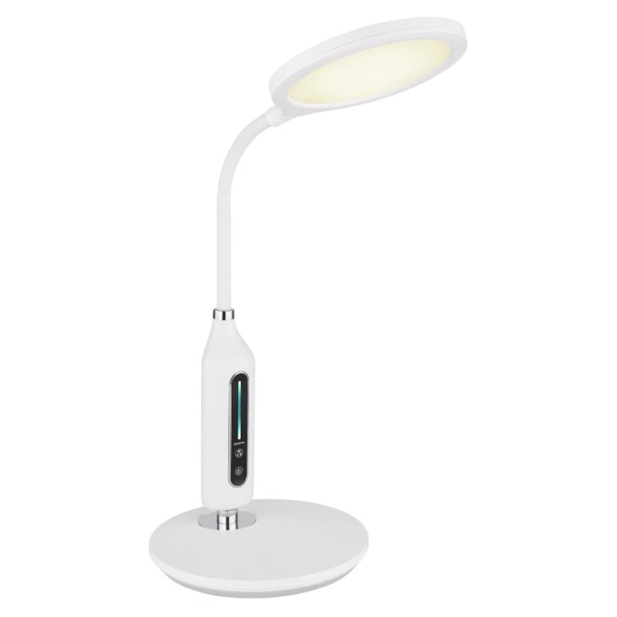 Lampa biurkowa LED Globo FRUGGY 9W biała – ściemniacz dotykowy, regulacja barwy 3000-6500K, flex
