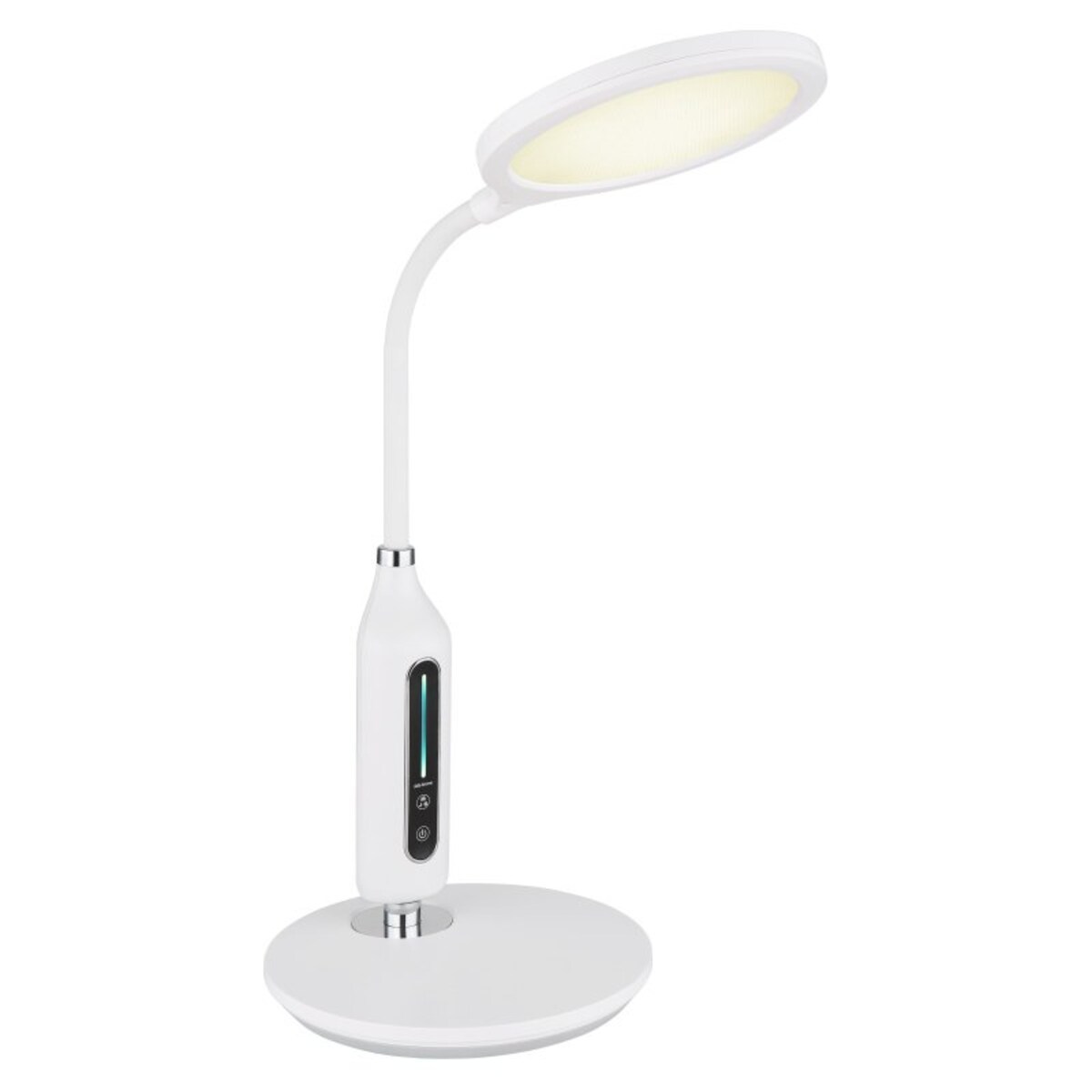 Lampa biurkowa LED Globo FRUGGY 9W biała – ściemniacz dotykowy, regulacja barwy 3000-6500K, flex