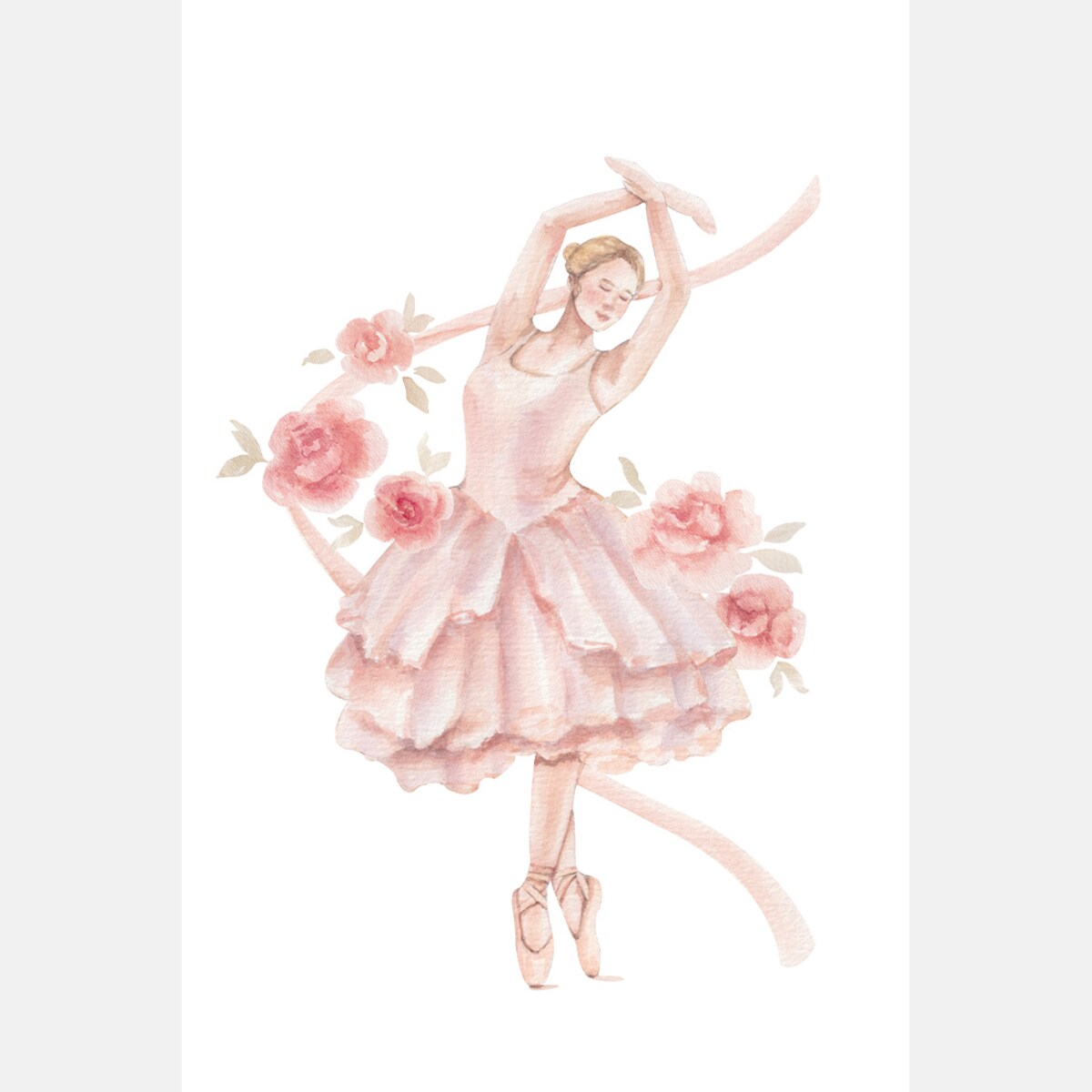 Plakat dla dzieci Baletnica 30x40