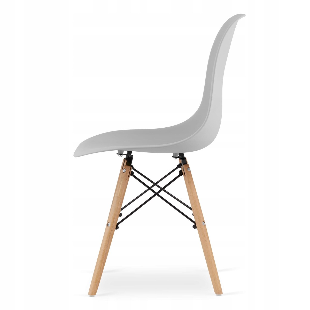 Zestaw Stół Do Jadalni Kuchni Salonu Biura Prostokątny 120X80 Dąb Sonoma + 4 Krzesła Osaka Szare