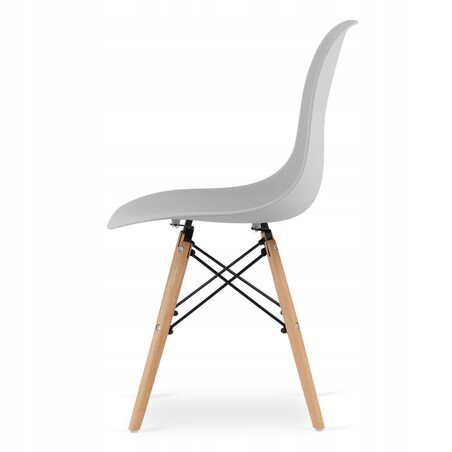 Zestaw Stół Do Jadalni Kuchni Salonu Biura Prostokątny 120X80 Dąb Sonoma + 4 Krzesła Osaka Szare