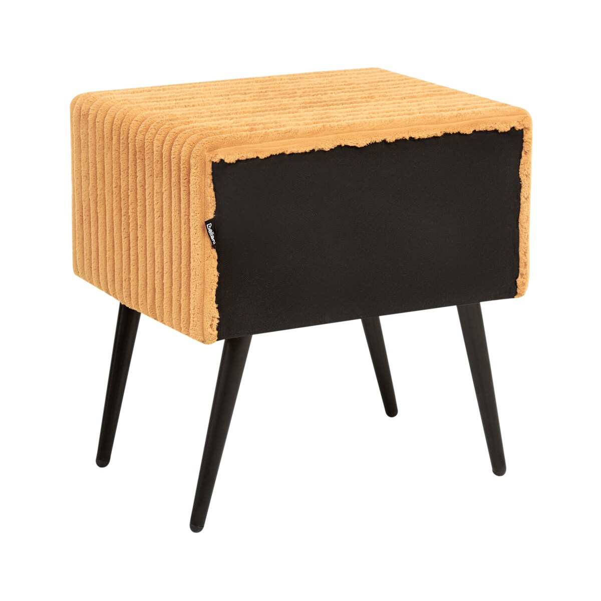 Szafka nocna FLAYAT Sztruks Pomarańczowy