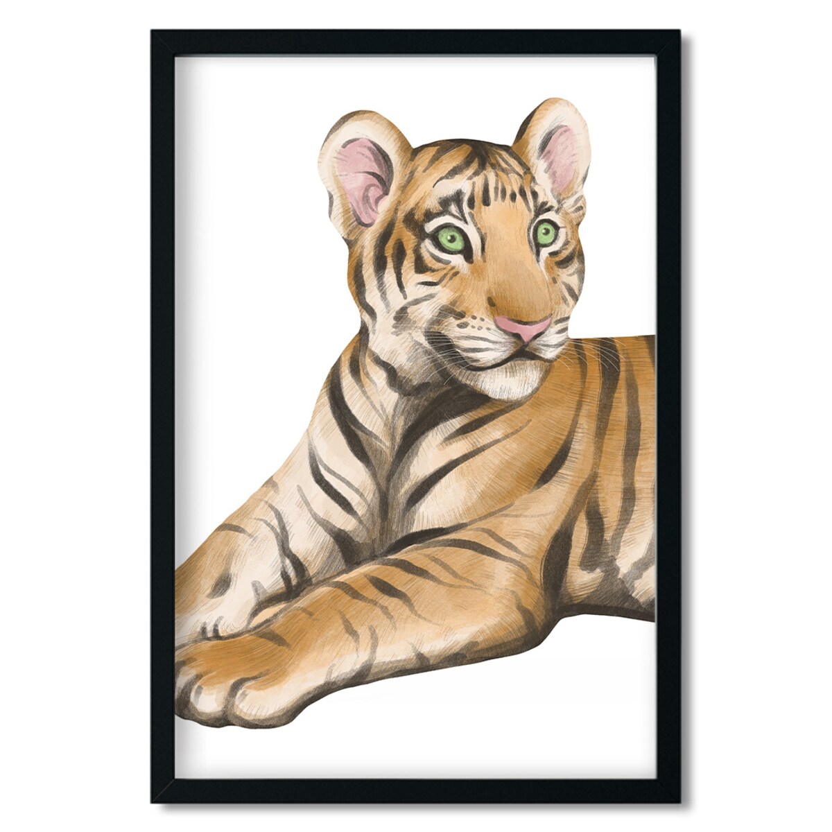 Plakat dla dzieci Tygrys 40x50