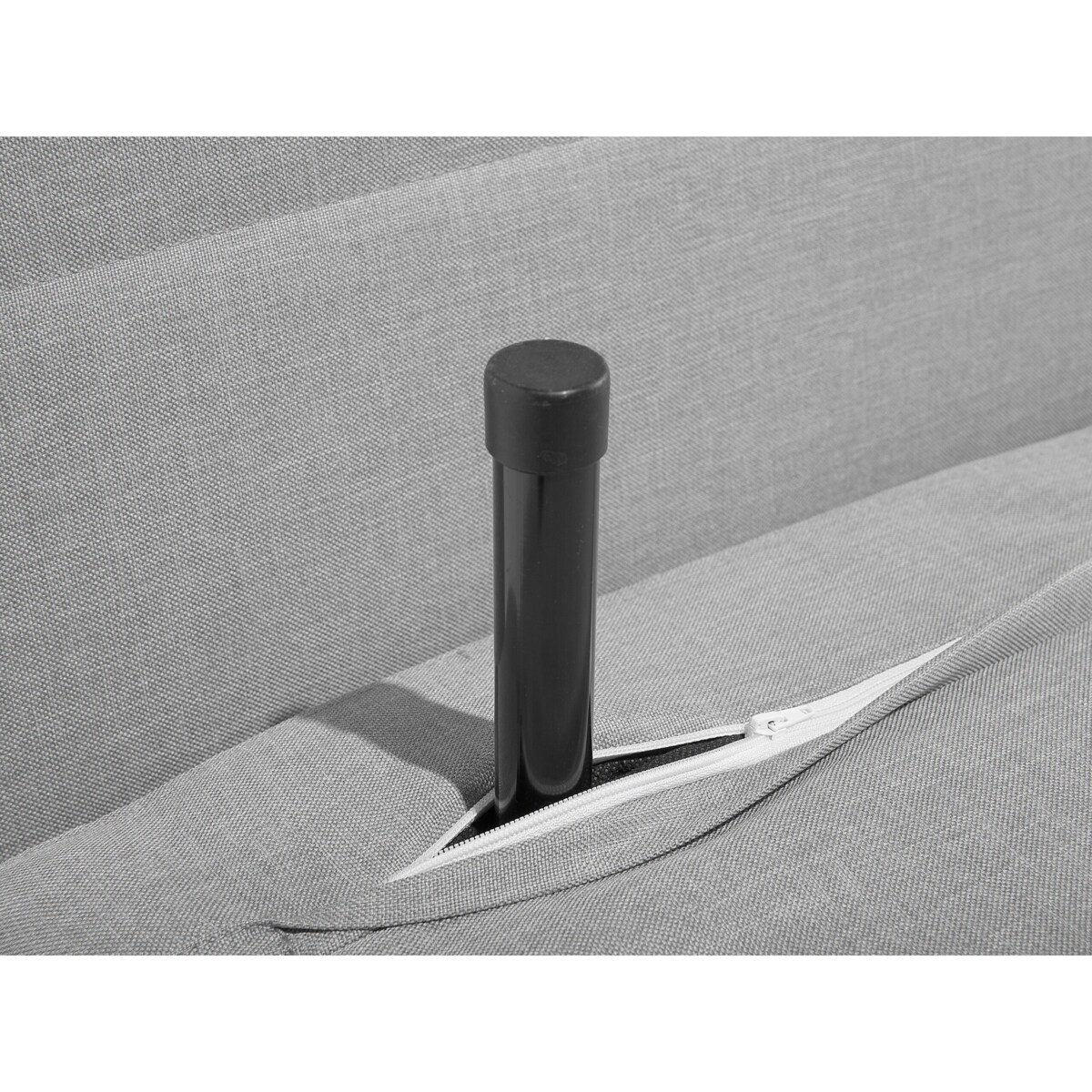 Sofa rozkładana jasnoszara SETTEN