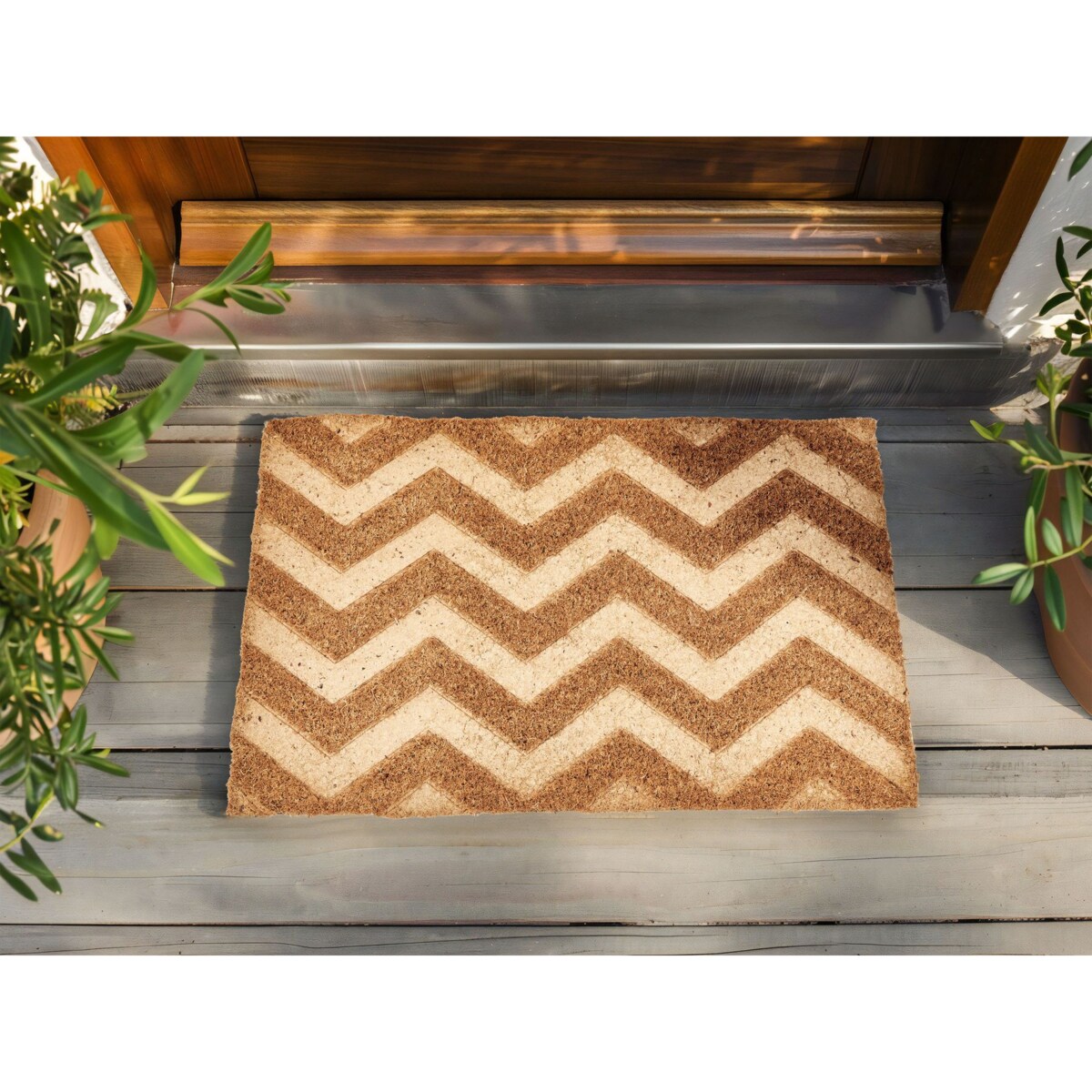 Wycieraczka ILOCOS 40 x 60 cm Naturalny Włókno kokosowe