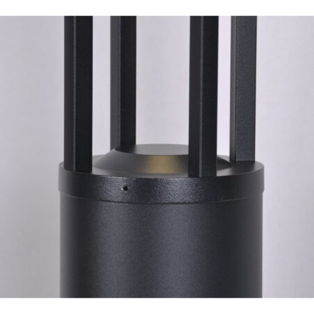 Stojąca LAMPA ogrodowa K-8139 Kaja zewnętrzna OPRAWA outdoor LED 9W 4000K metalowa IP54 czarna, KAJA Lighting