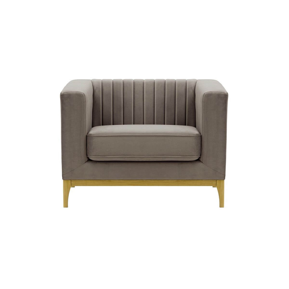 Fotel Slender Wood-Velluto 17-like oak