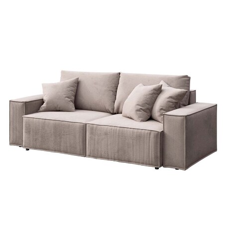 Melow 3-osobowa rozkładana sofa - beżowa