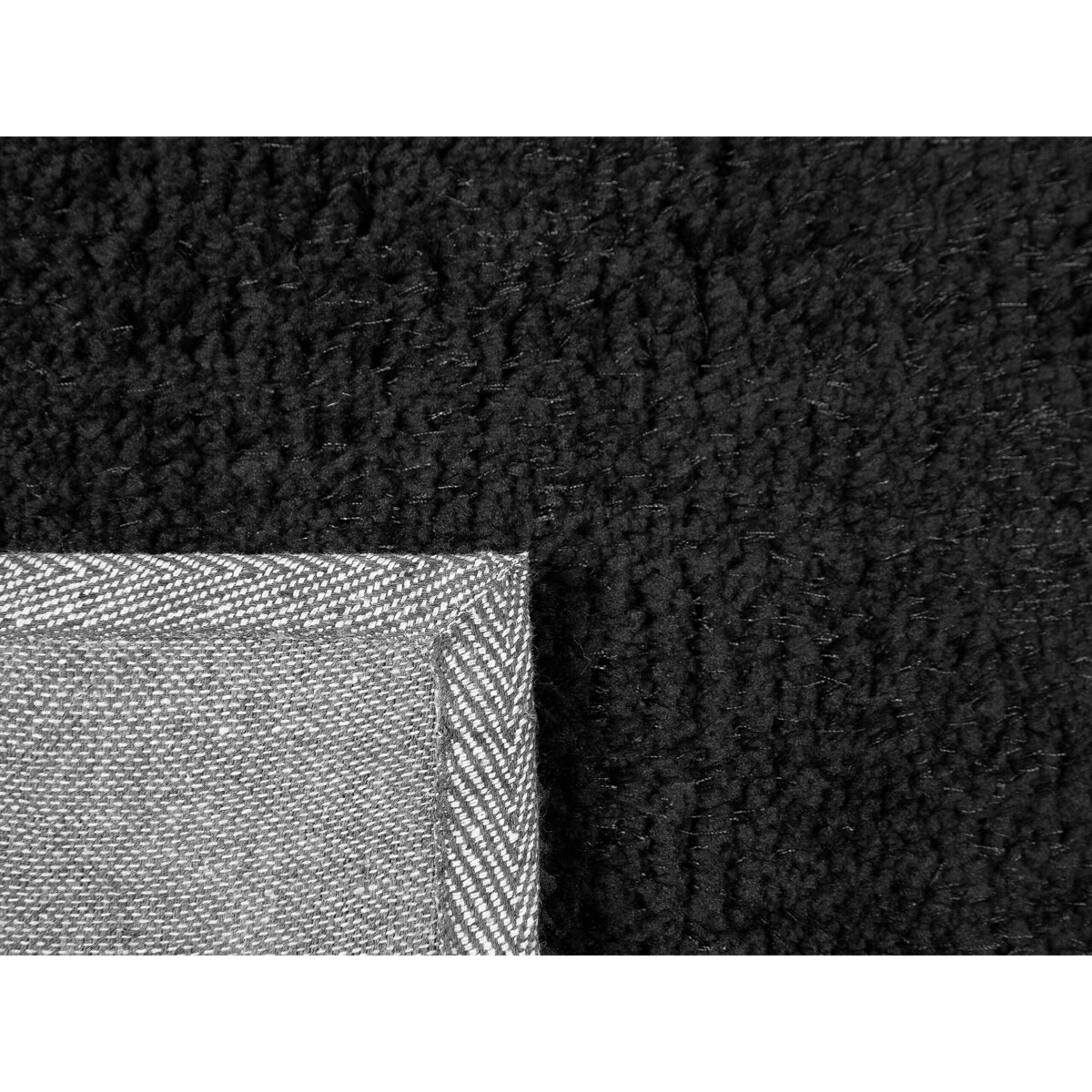 Dywan shaggy 140 x 200 cm czarny DEMRE