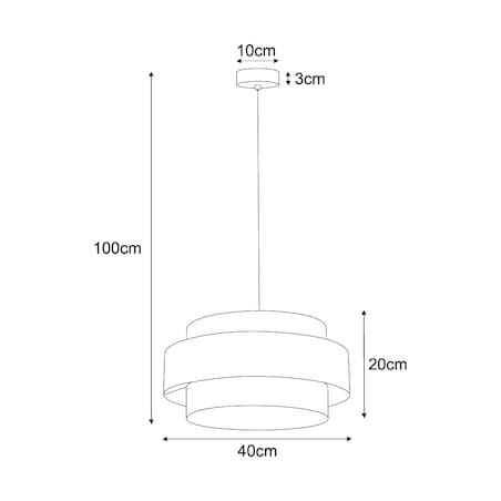 Lampa wisząca K-5271 z serii CEZAR