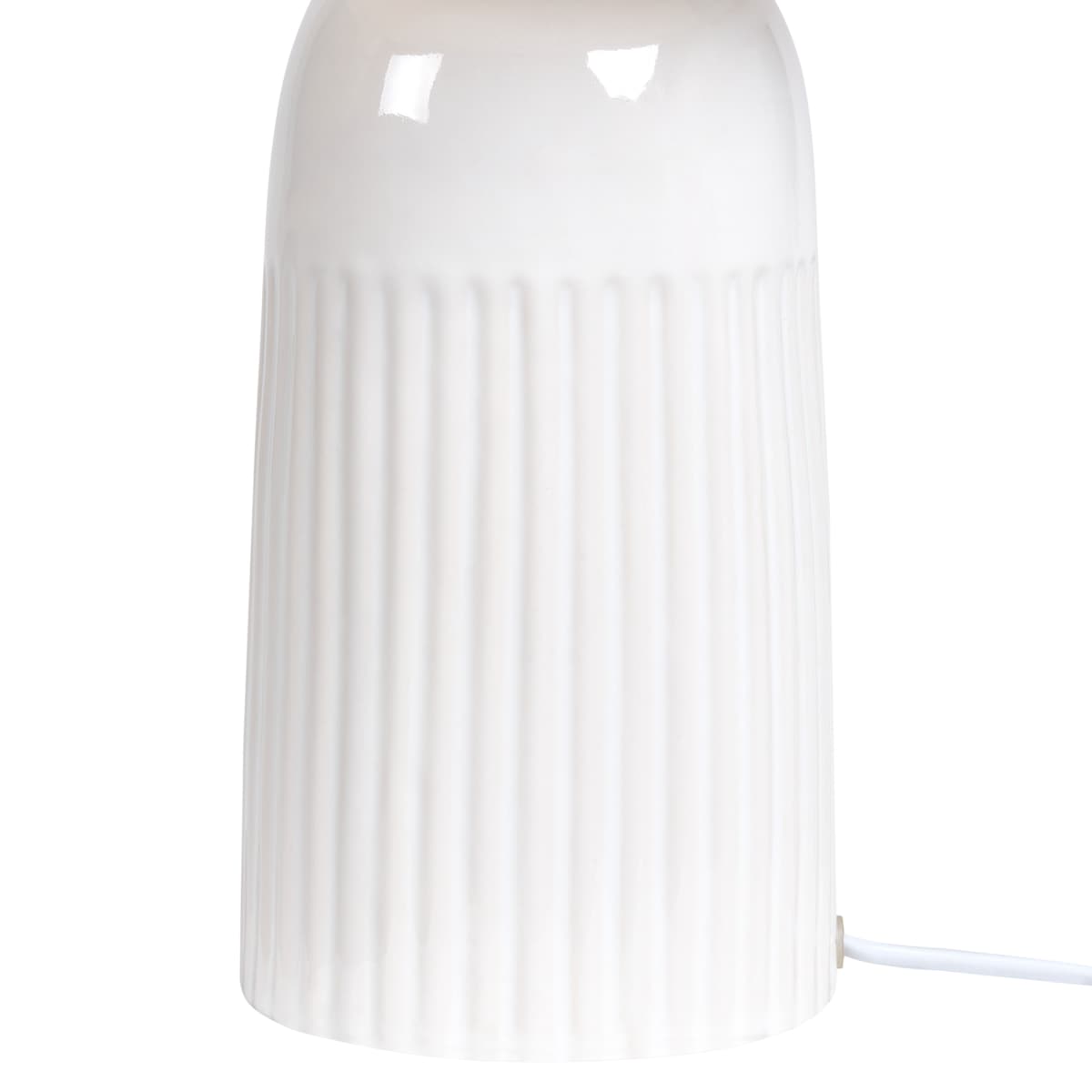 Lampa stołowa SALIENTE Ceramika Złamana biel