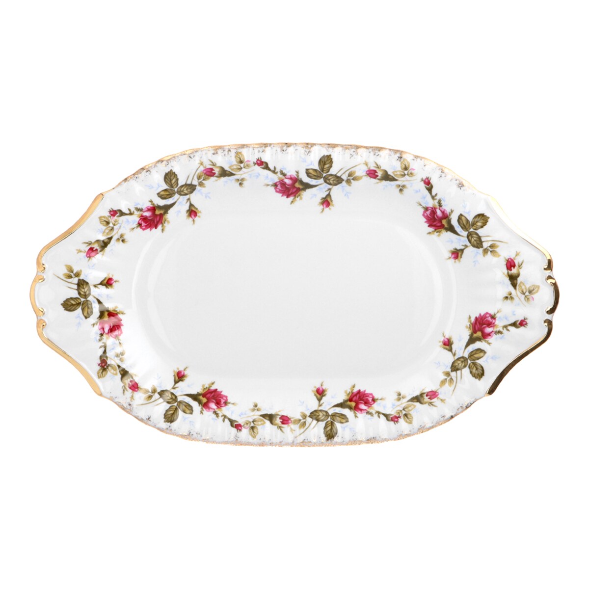 Półmisek owalny 39 cm Iwona Złota Róża B013