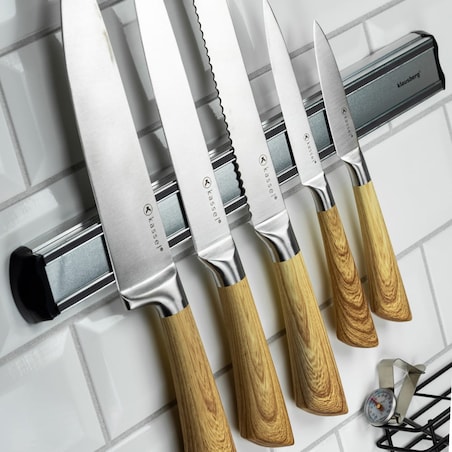 Listwa magnetyczna kuchenna na noże przybory kuchenne 38.5cm KLAUSBERG